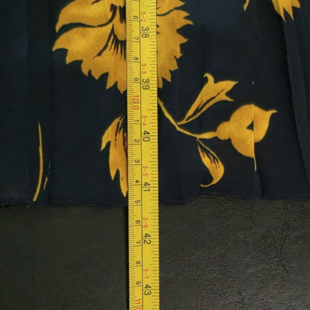 J Crew Floral Dress Cap Sleeve Navy Yellow Womens Size 0 Chic Bloomcore Feminine - Picture 13 of 15